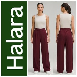 HALARA Brown Unisex Work Casual 2 Side Pockets Women’s Size Medium Work Pants